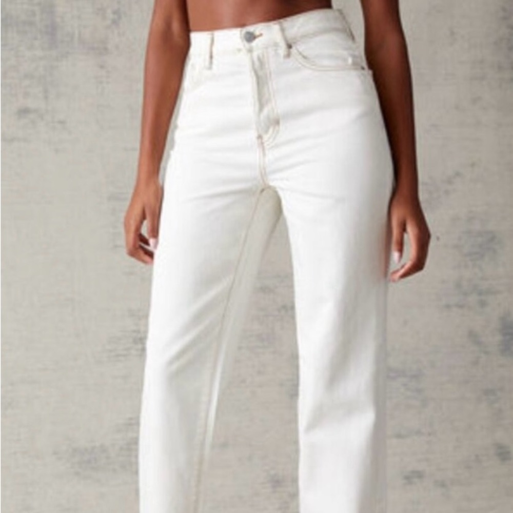 White pacsun dad jeans